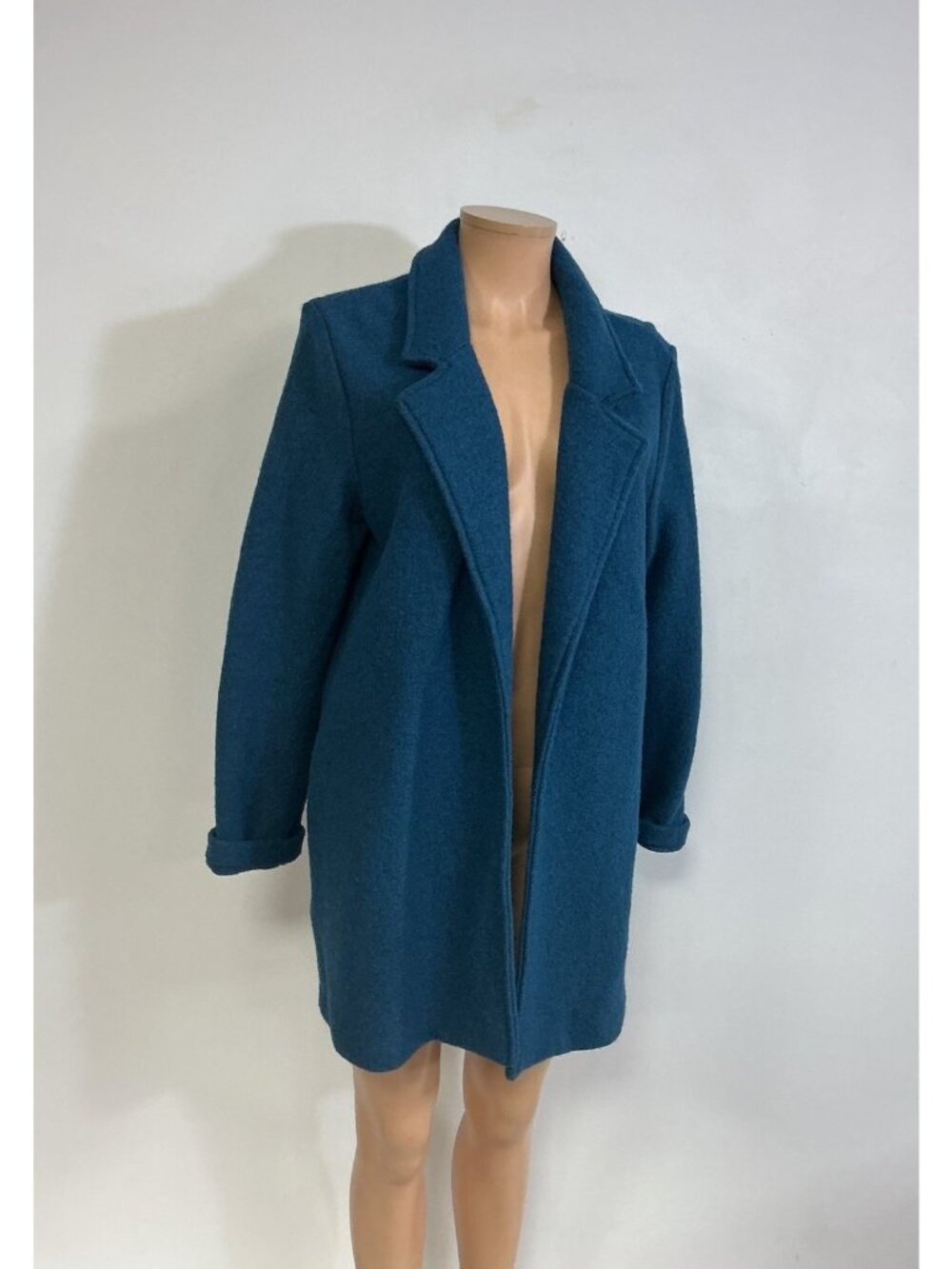 Rachel Zoe Long Wool Coat Womens Medium